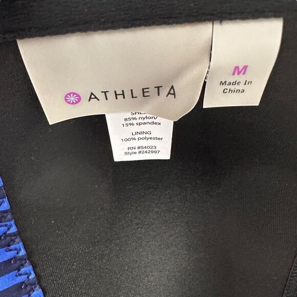 Athleta Stripe Avila Bandeau Bikini Top size Medium NEW - Picture 7 of 9